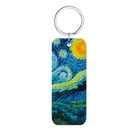 Starry Night Glossy Dikdörtgen Anahtarlık - SUMTHINCS
