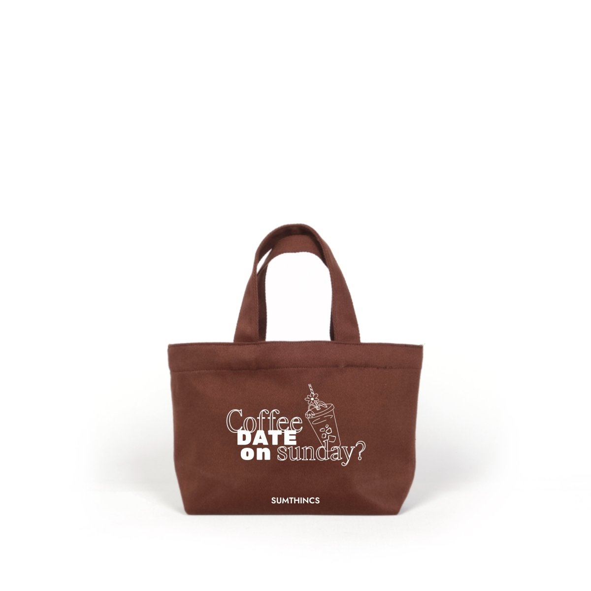 Sunday Tote Çanta Medium Kahverengi - Sumthincs