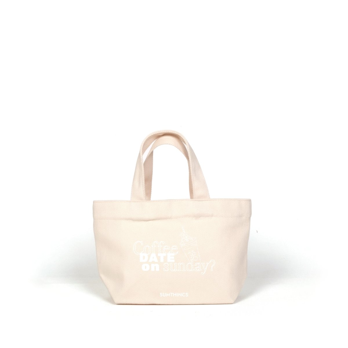 Sunday Tote Çanta Medium Bej - Sumthincs