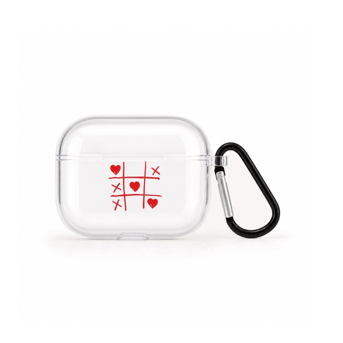 Tic Tac Toe AirPods 3 Şeffaf Silikon Kılıf Beyaz Şeffaf - Sumthincs