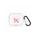 Tic Tac Toe AirPods 3 Şeffaf Silikon Kılıf Beyaz Şeffaf - Sumthincs