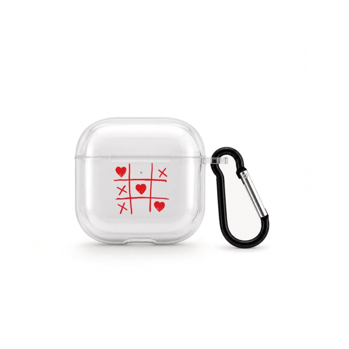 Tic Tac Toe AirPods 4 Şeffaf Silikon Kılıf - Sumthincs