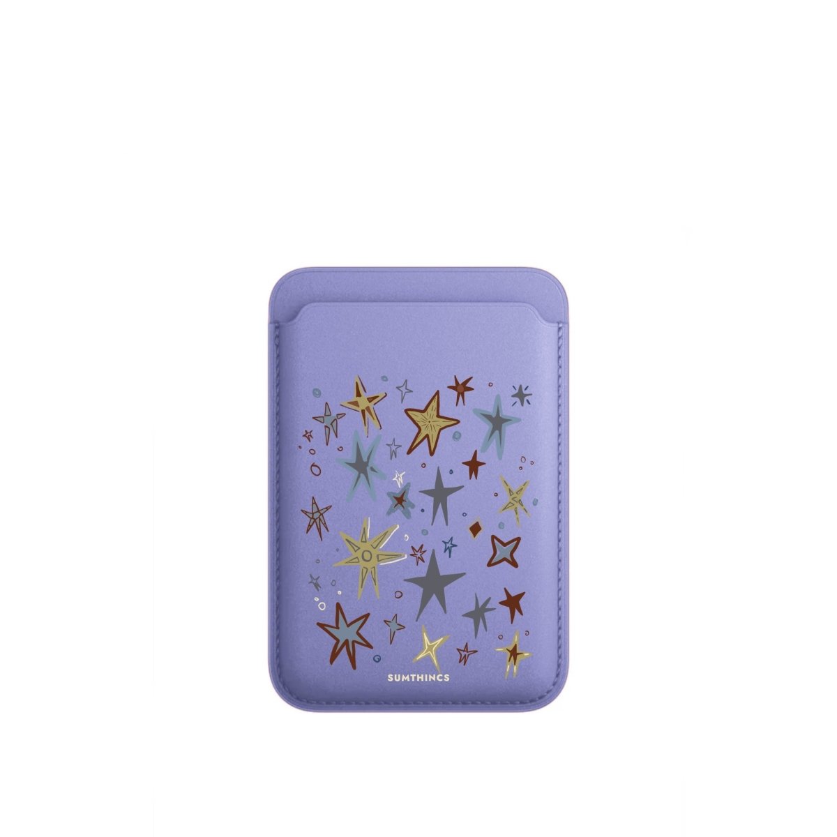 Twinkle MagSafe Deri Cüzdan Wallet Lila - Sumthincs