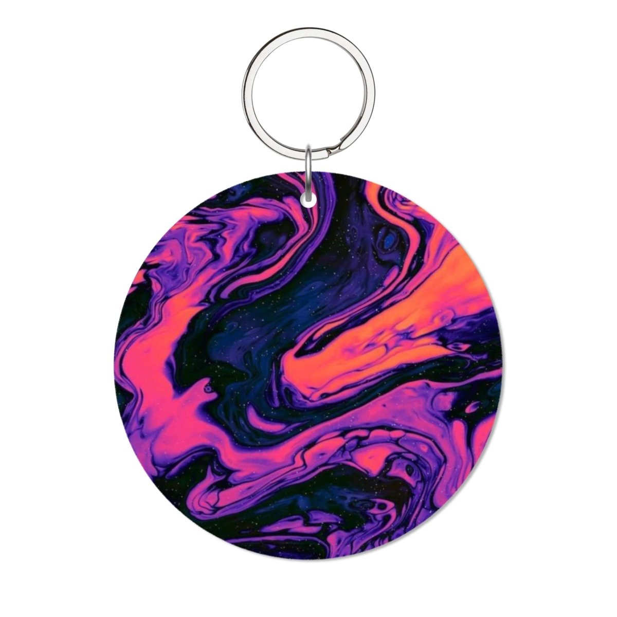Violet Glossy Yuvarlak Anahtarlık - SUMTHINCS