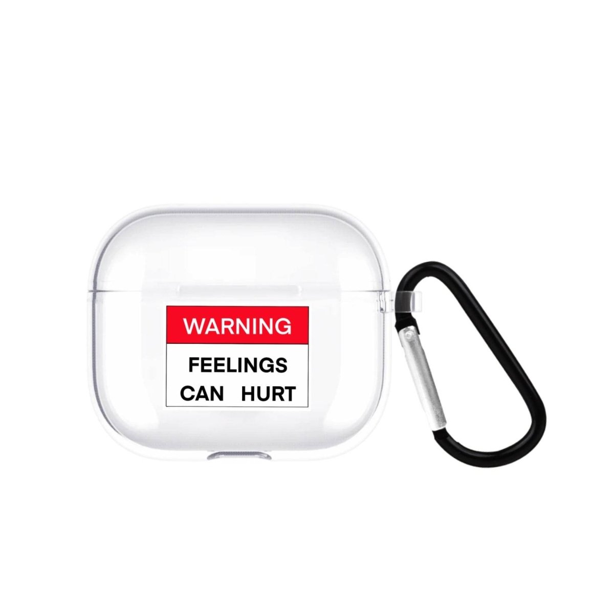 Warning AirPods 3 Şeffaf Silikon Kılıf Beyaz Şeffaf - SUMTHINCS