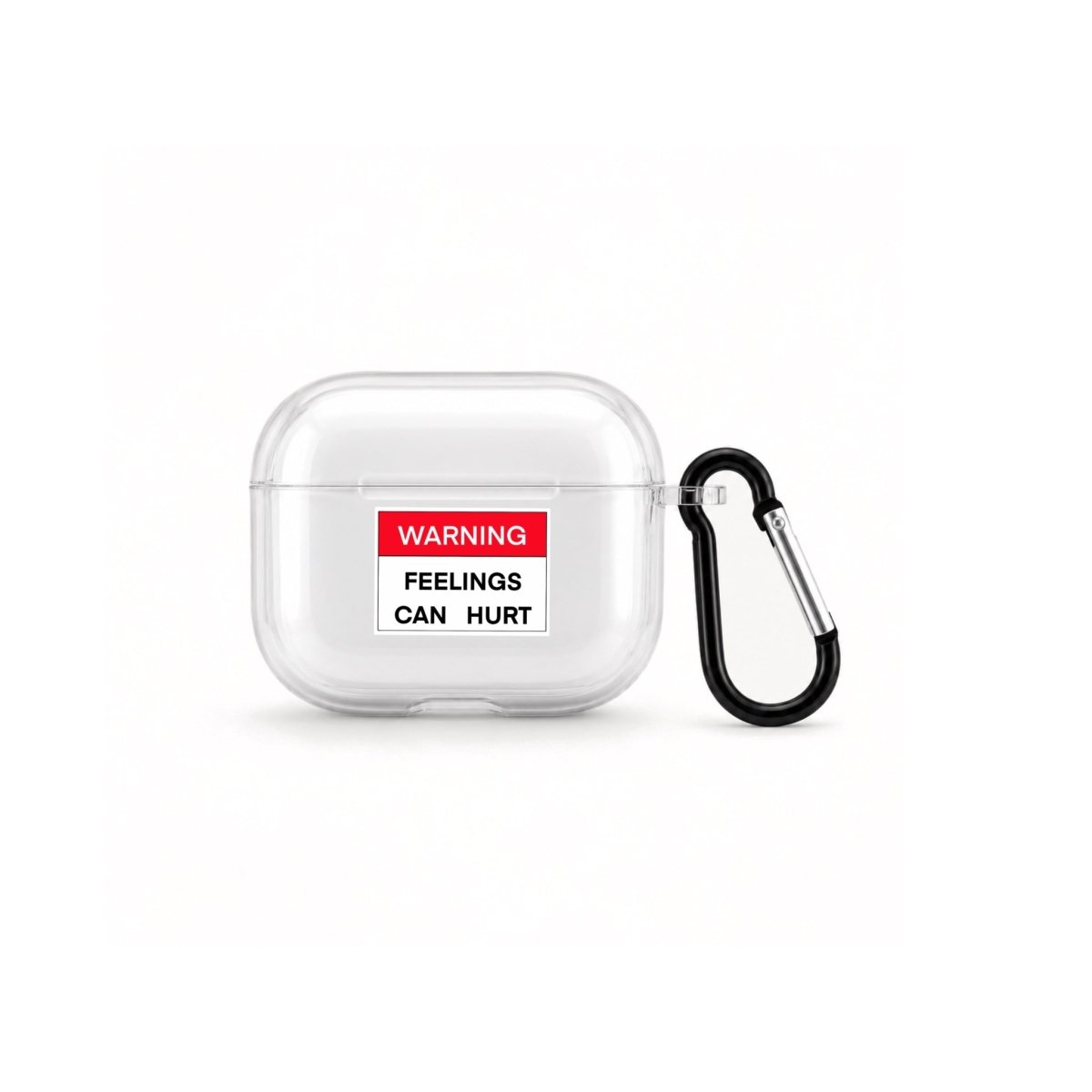 Warning AirPods Pro 3 Şeffaf Silikon Kılıf - Sumthincs
