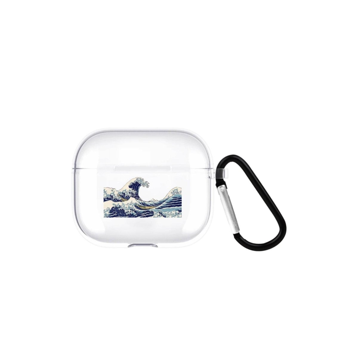 Waves AirPods 3 Şeffaf Silikon Kılıf Beyaz Şeffaf - SUMTHINCS