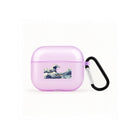 Waves AirPods 3 Şeffaf Silikon Kılıf Lila - Sumthincs