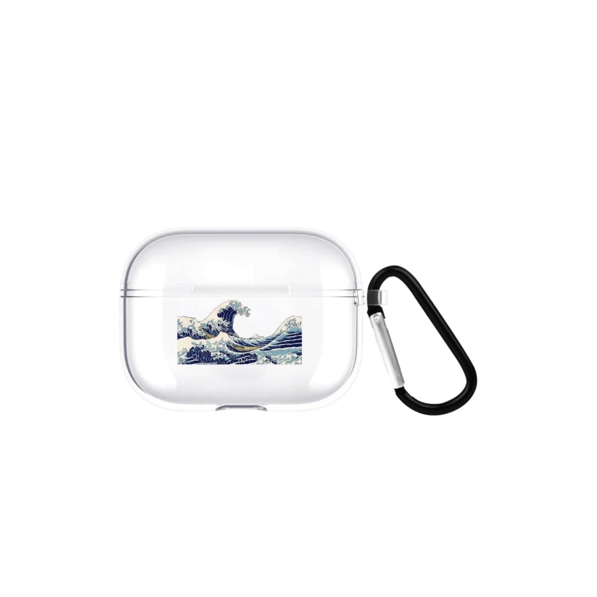 Waves AirPods Pro 2 Şeffaf Silikon Kılıf Beyaz Şeffaf - SUMTHINCS