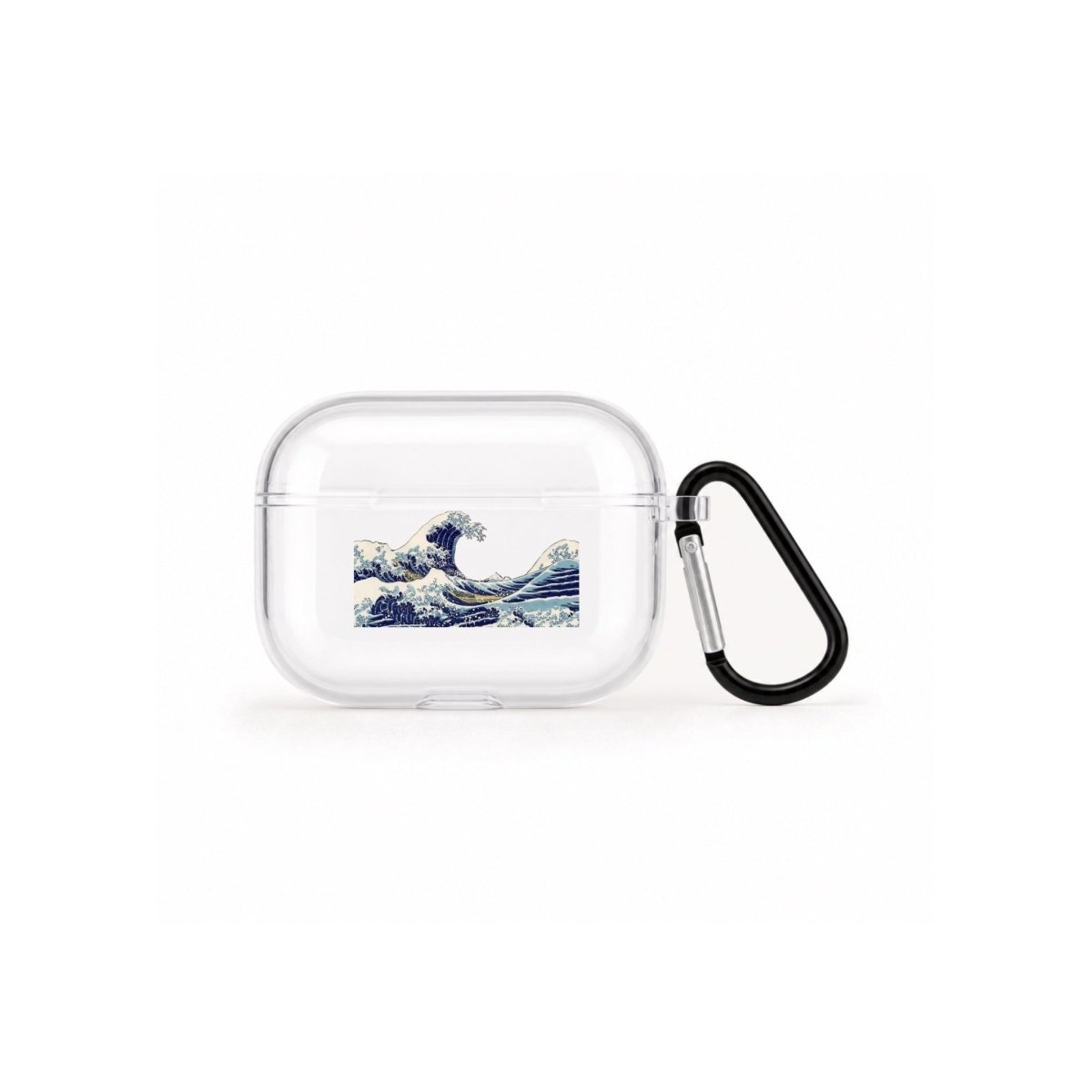 Waves AirPods Pro Şeffaf Silikon Kılıf Beyaz Şeffaf - Sumthincs