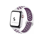 White and Purple Delikli Spor Kordon - SUMTHINCS