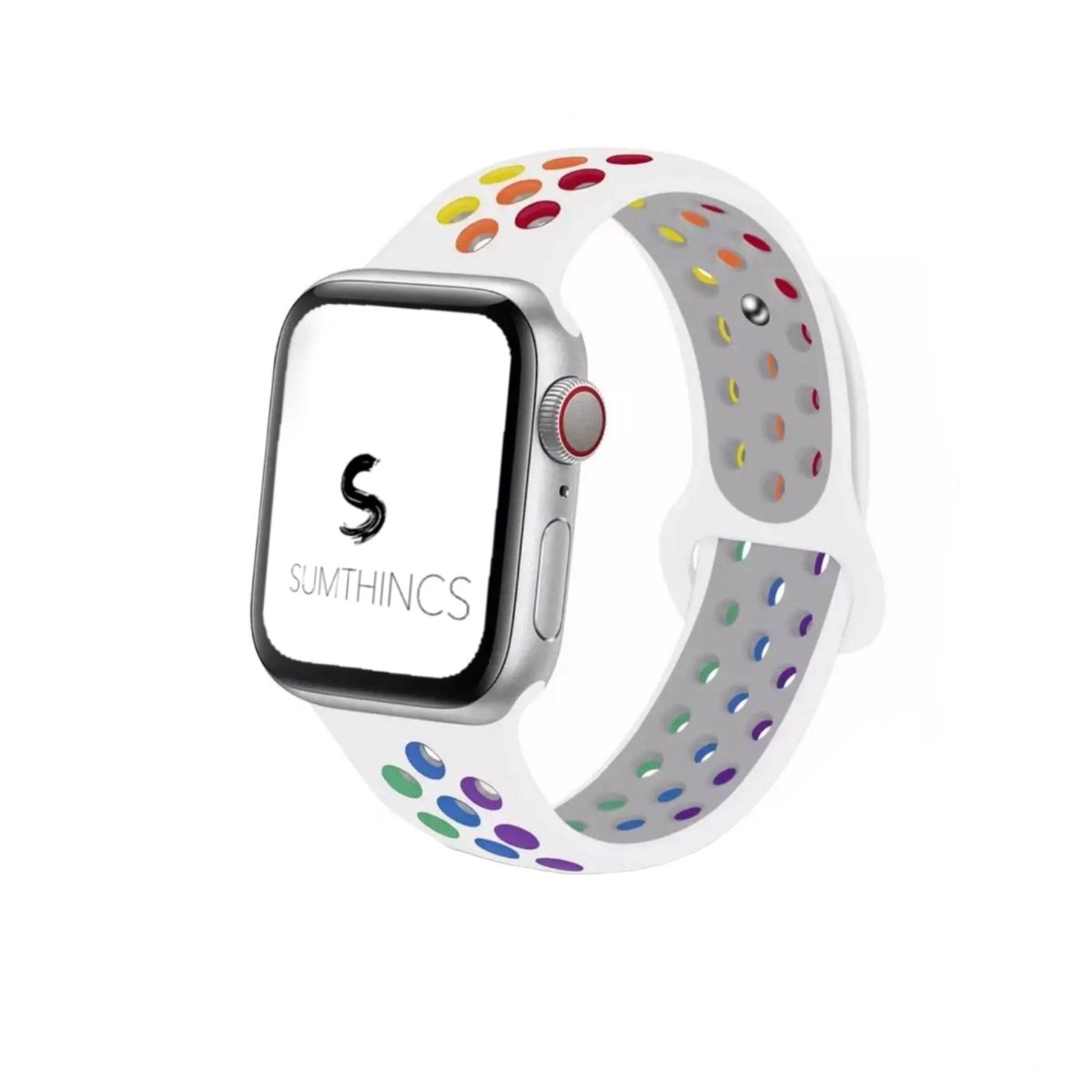 White Rainbow Delikli Spor Kordon - SUMTHINCS