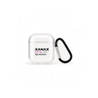 Xanax AirPods 1. ve 2. Nesil Şeffaf Silikon Kılıf Beyaz Şeffaf - Sumthincs