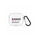 Xanax AirPods 3 Şeffaf Silikon Kılıf Beyaz Şeffaf - Sumthincs