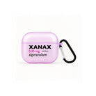 Xanax AirPods 3 Şeffaf Silikon Kılıf Lila - Sumthincs