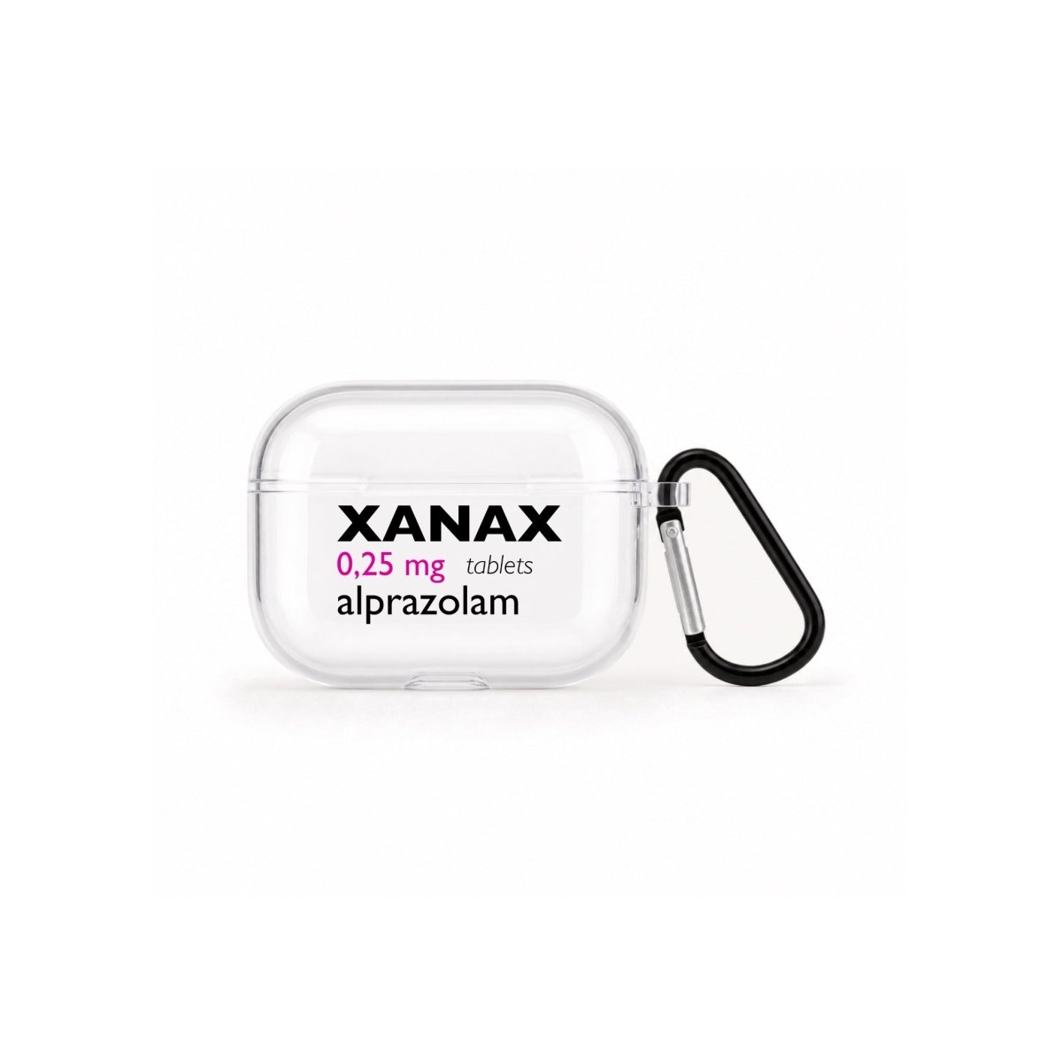 Xanax AirPods Pro 2 Şeffaf Silikon Kılıf - Sumthincs