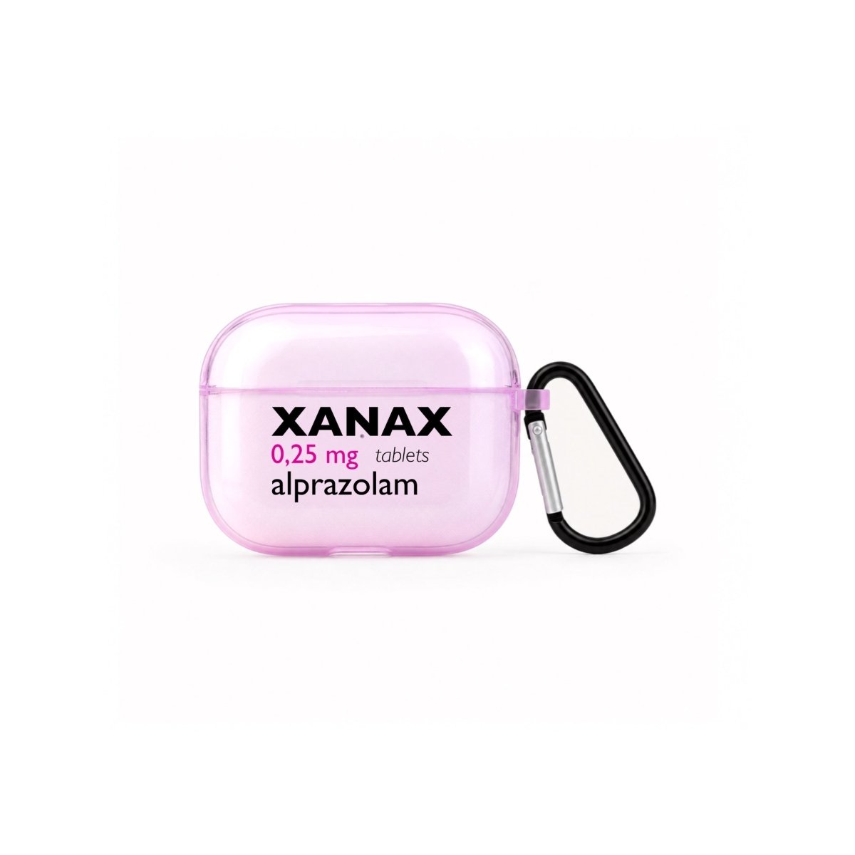 Xanax AirPods Pro Şeffaf Silikon Kılıf Lila - Sumthincs