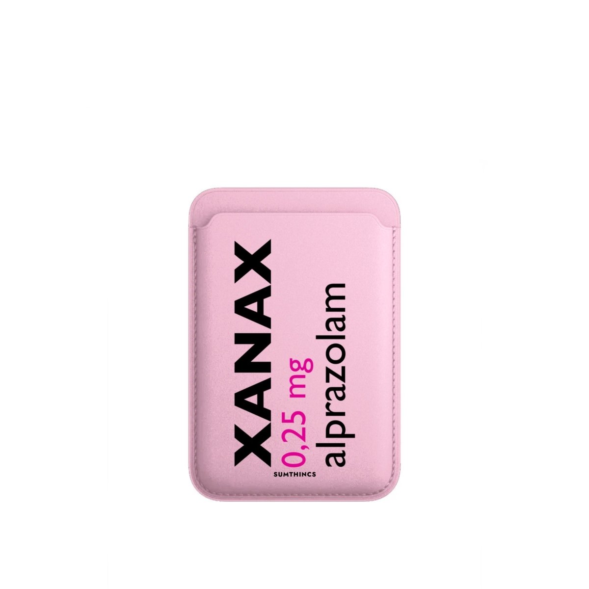 Xanax MagSafe Deri Cüzdan Wallet Pembe - Sumthincs