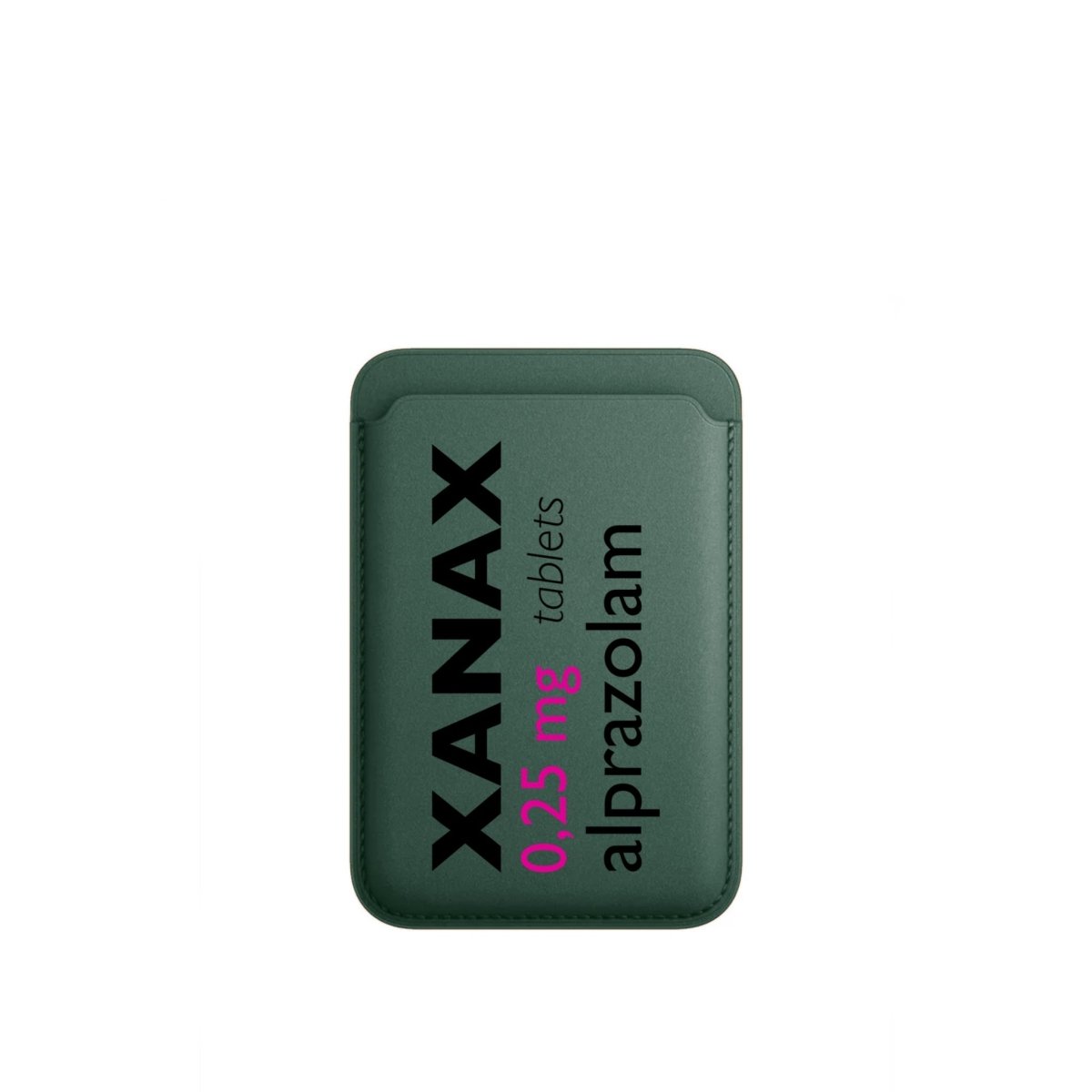 Xanax MagSafe Deri Cüzdan Wallet Kaktüs Yeşili - Sumthincs