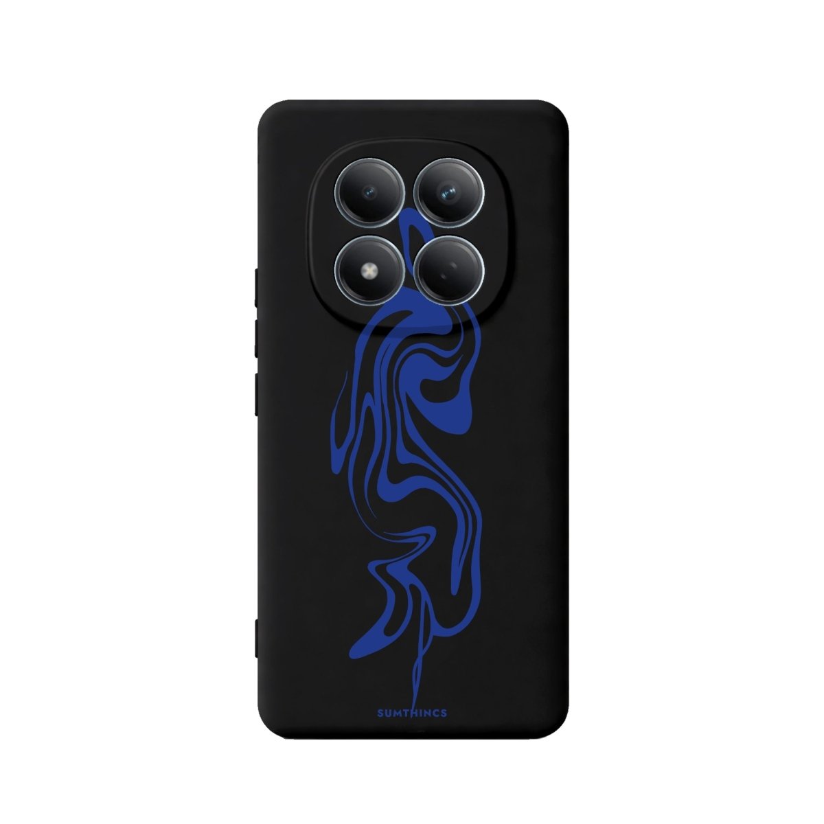 Xiaomi Abstract Ink Premium Telefon Kılıfı Siyah - Sumthincs