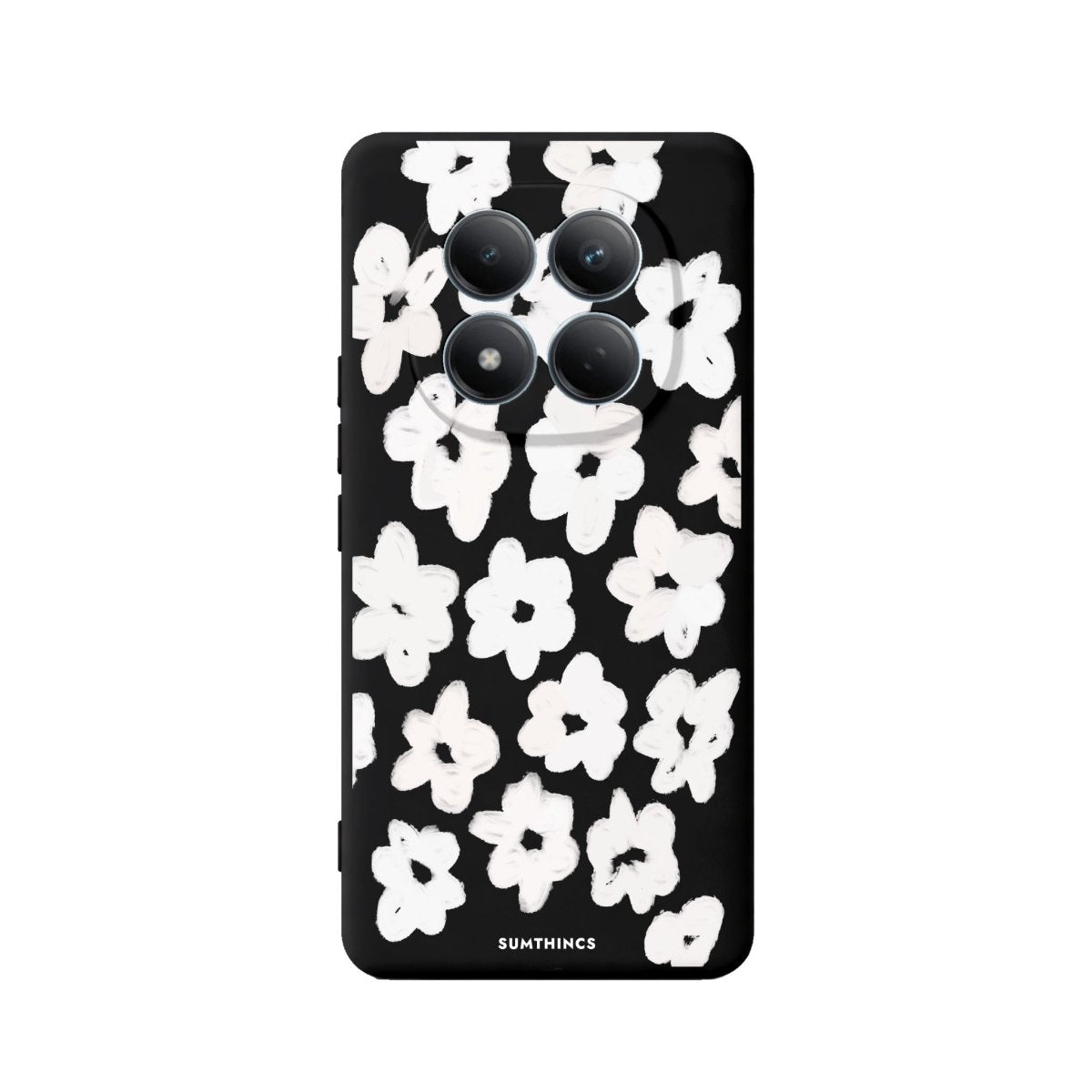Xiaomi Blossoms Premium Telefon Kılıfı Siyah - Sumthincs