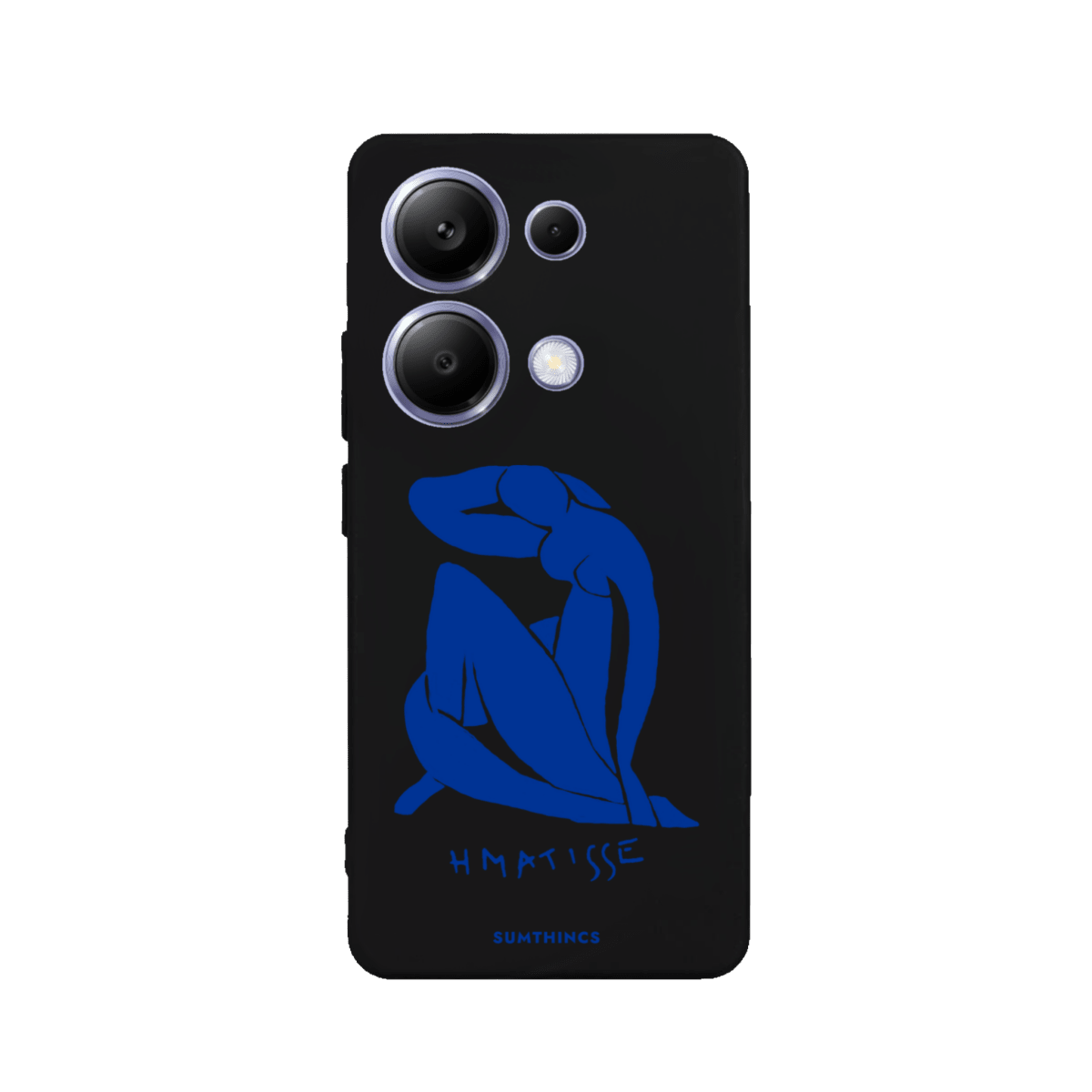 Xiaomi Blue Woman Premium Telefon Kılıfı Siyah - Sumthincs