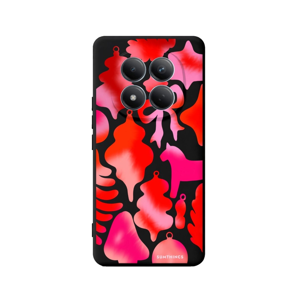 Xiaomi Blush Bells Premium Telefon Kılıfı Siyah - Sumthincs