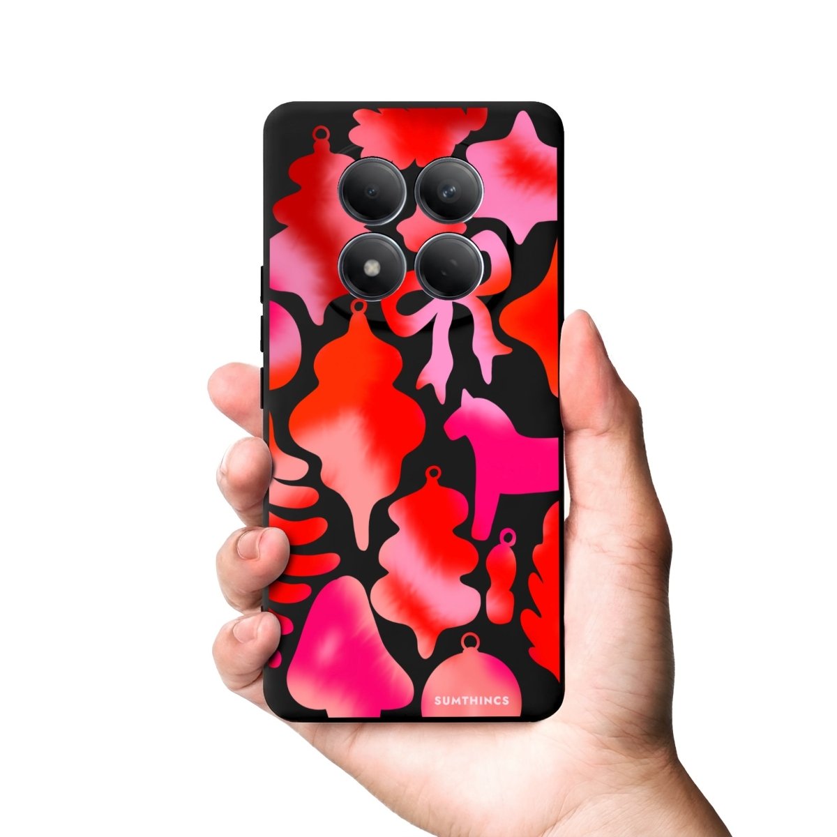 Xiaomi Blush Bells Premium Telefon Kılıfı Gri - Sumthincs