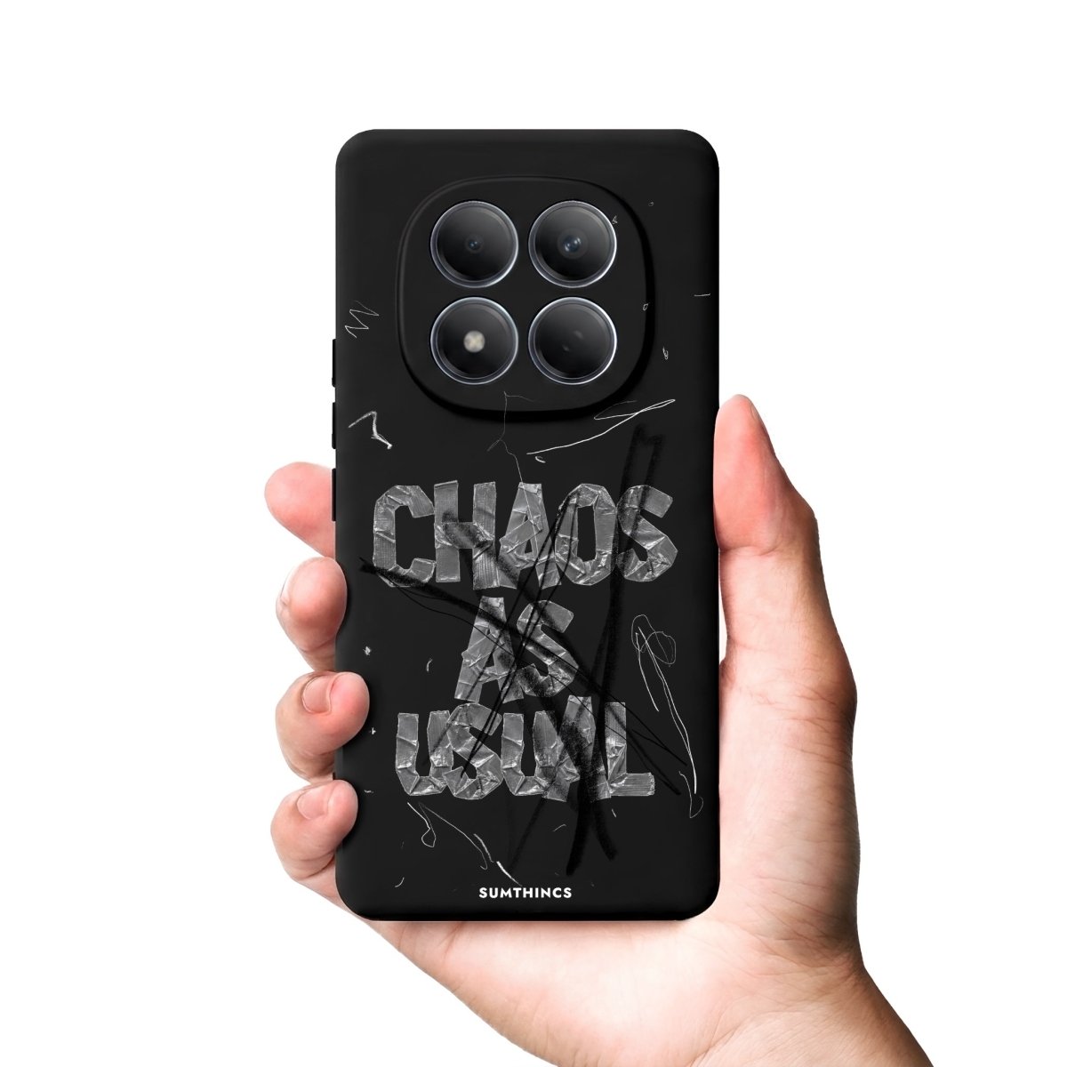 Xiaomi Chaos Premium Telefon Kılıfı Gri - Sumthincs