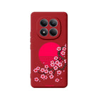 Xiaomi Cherry Blossom Dawn Premium Telefon Kılıfı Kırmızı - Sumthincs