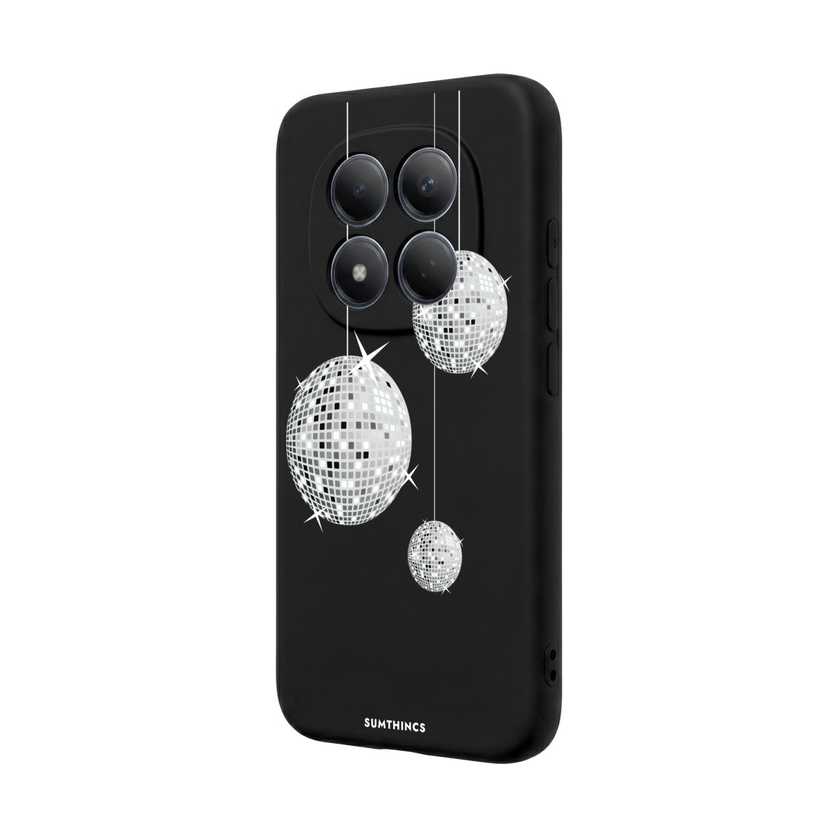 Xiaomi Disco Ball Premium Telefon Kılıfı Gri - Sumthincs