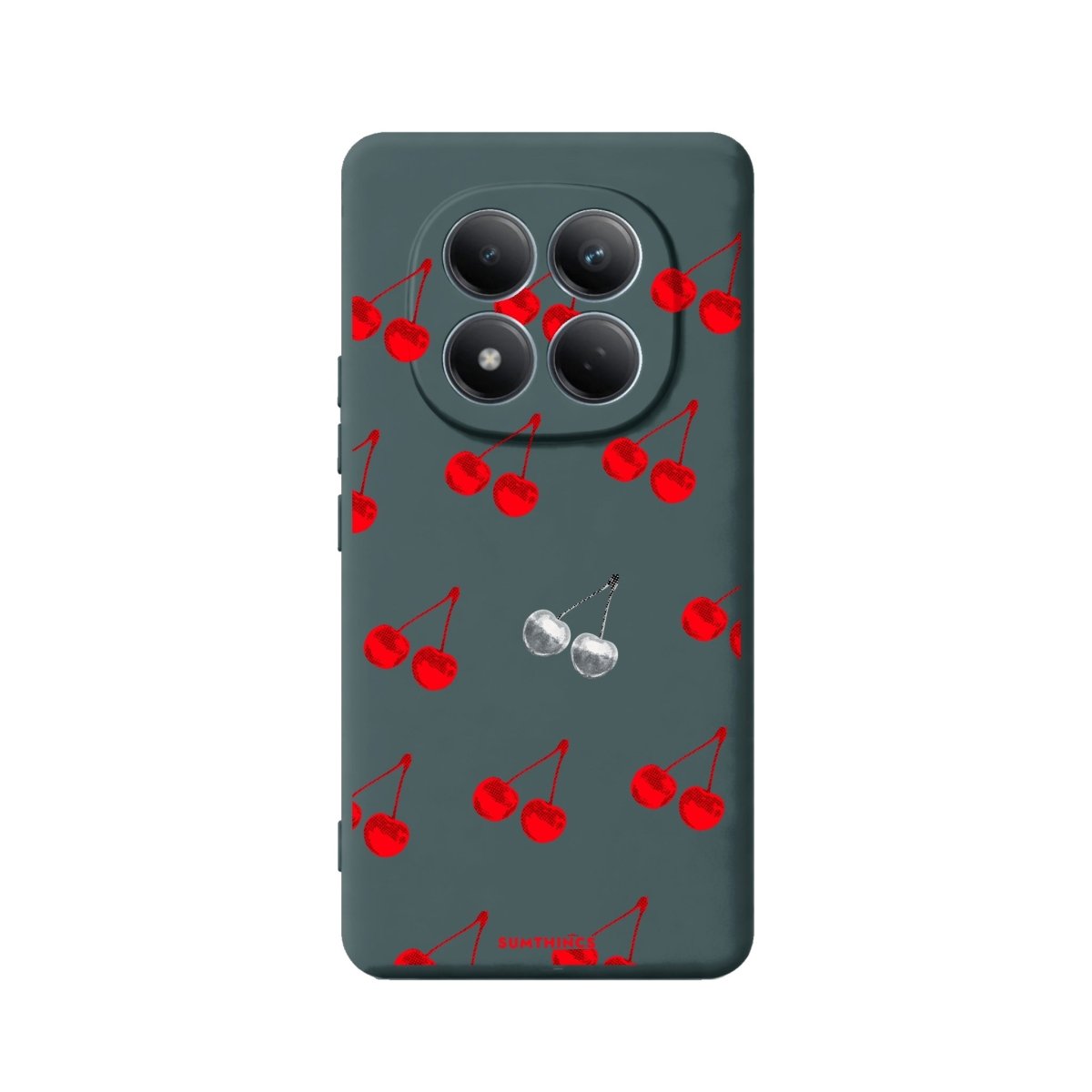 Xiaomi Disco Cherry Premium Telefon Kılıfı Kaktüs Yeşili - Sumthincs