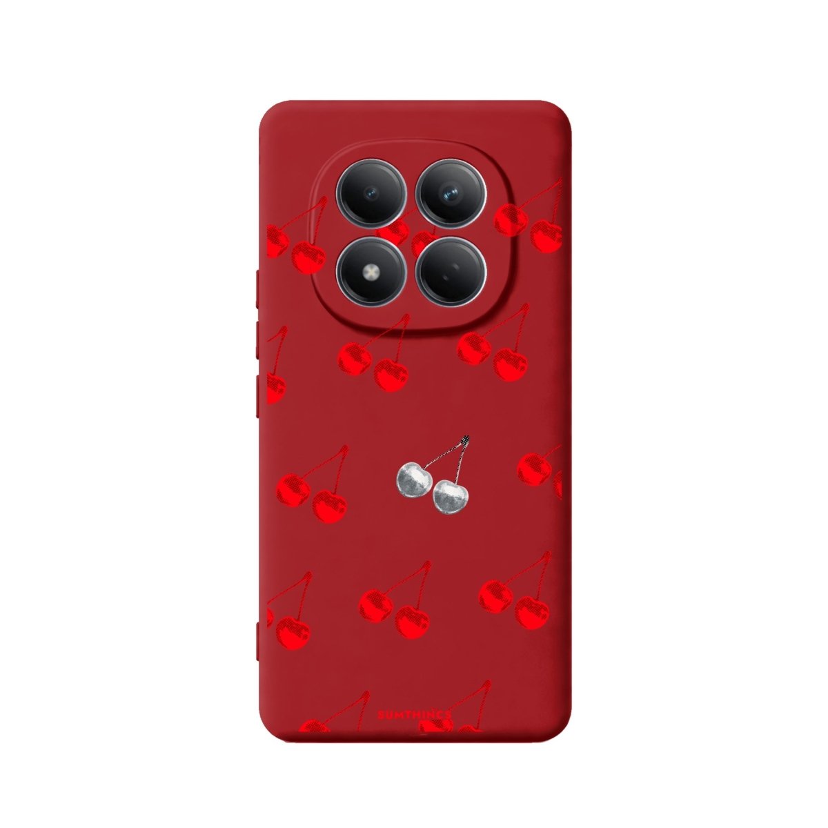 Xiaomi Disco Cherry Premium Telefon Kılıfı Kırmızı - Sumthincs
