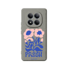 Xiaomi Fresh Flowers Premium Telefon Kılıfı Gri - Sumthincs