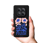 Xiaomi Fresh Flowers Premium Telefon Kılıfı Gri - Sumthincs