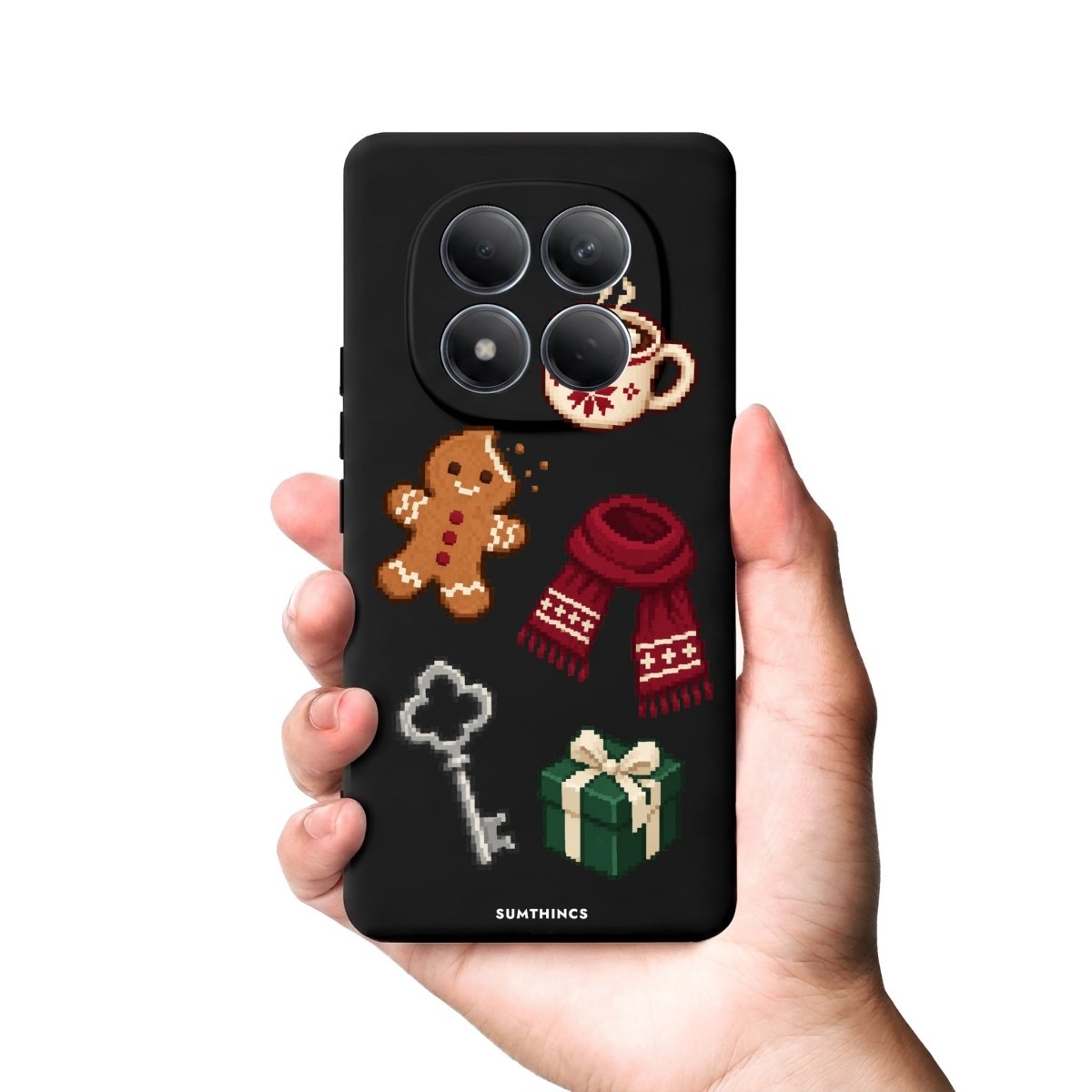 Xiaomi Holiday Side Quest Premium Telefon Kılıfı Gri - Sumthincs