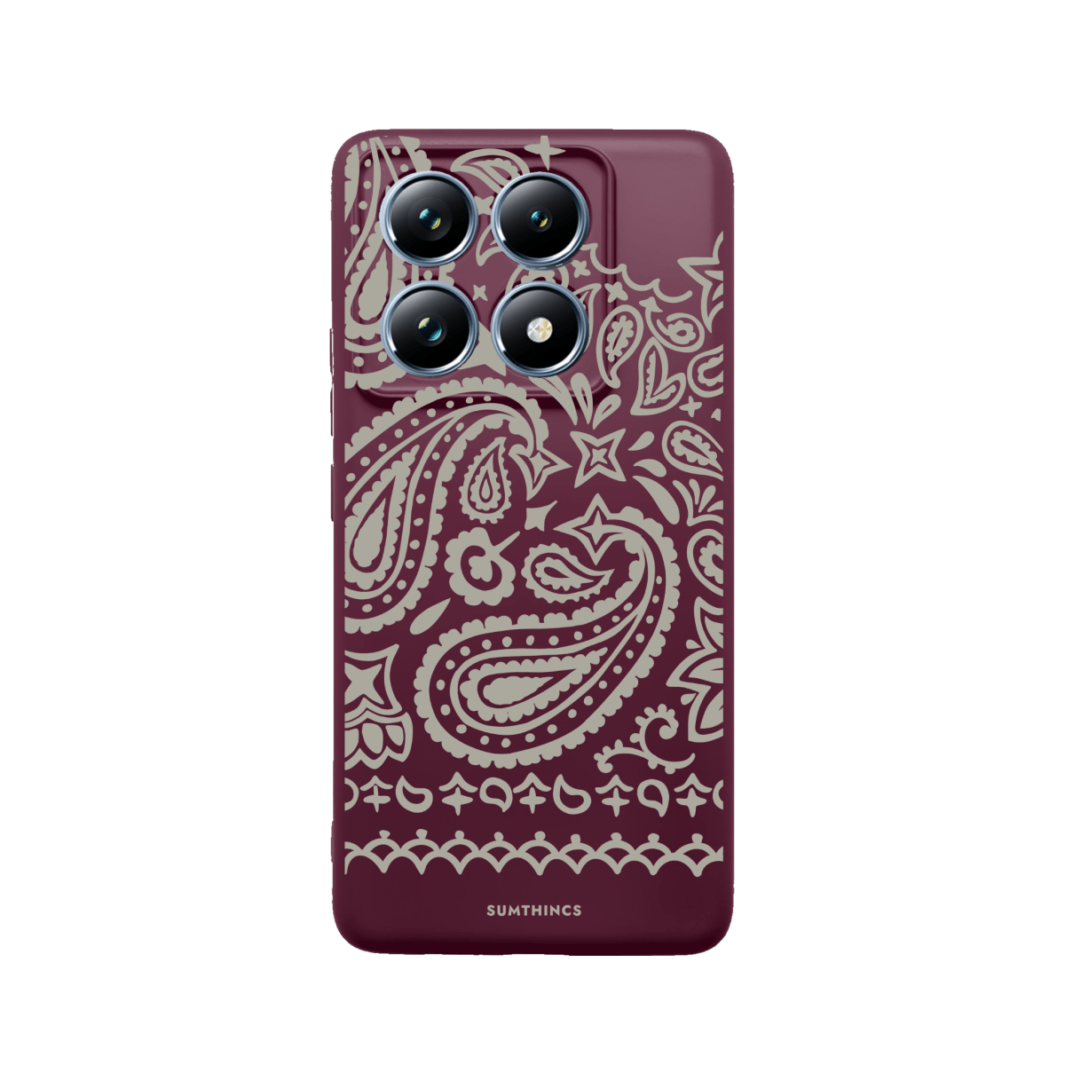 Xiaomi Mi 11T/11T Pro Urban Bandana Premium Telefon Kılıfı Bordo - SUMTHINCS