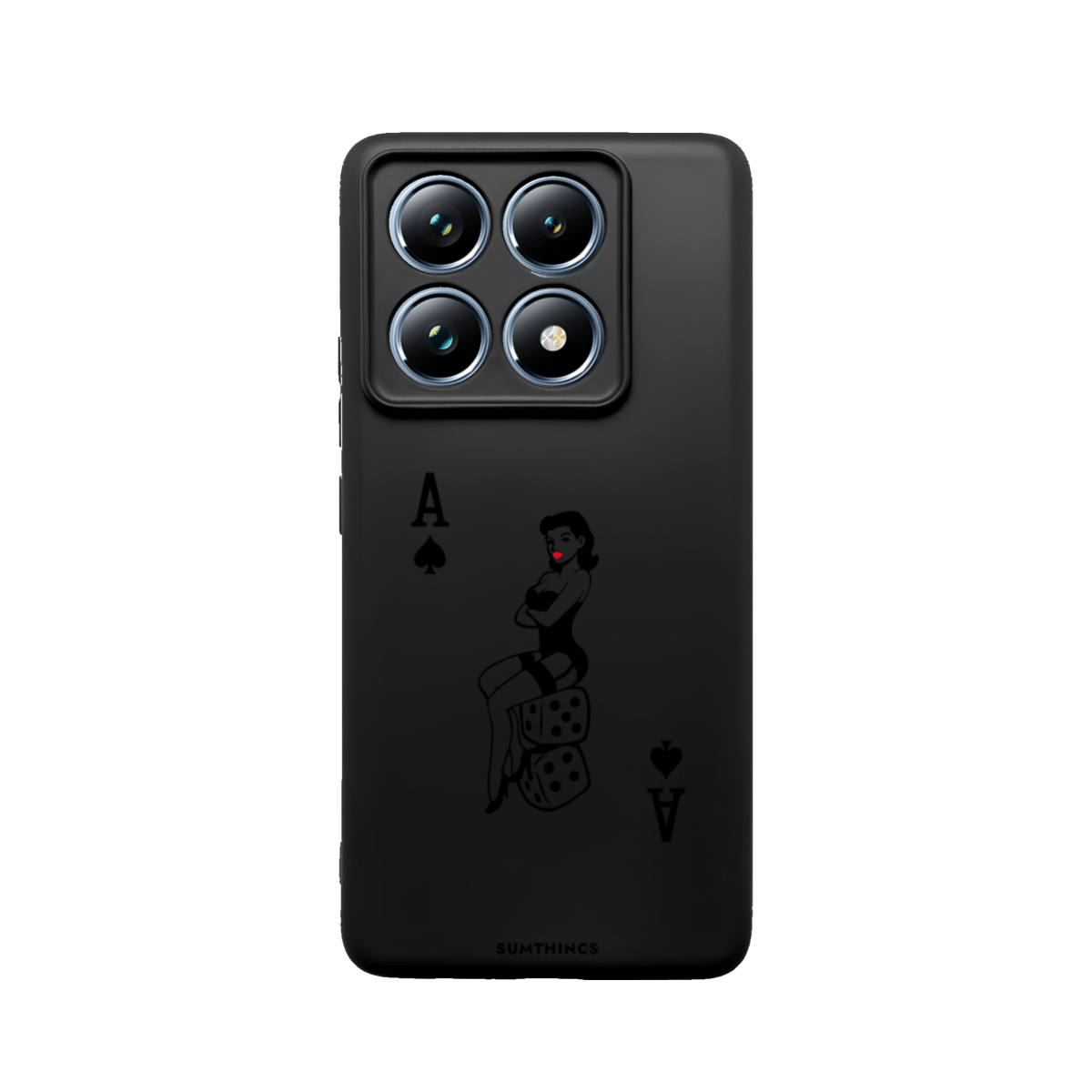 Xiaomi Mi 12T/12T Pro Ace Queen Premium Telefon Kılıfı Siyah - SUMTHINCS