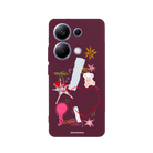 Xiaomi Mi 13T/13T Pro Sweet Chaos Premium Telefon Kılıfı Bordo - SUMTHINCS