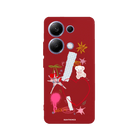 Xiaomi Mi 13T/13T Pro Sweet Chaos Premium Telefon Kılıfı Kırmızı - SUMTHINCS