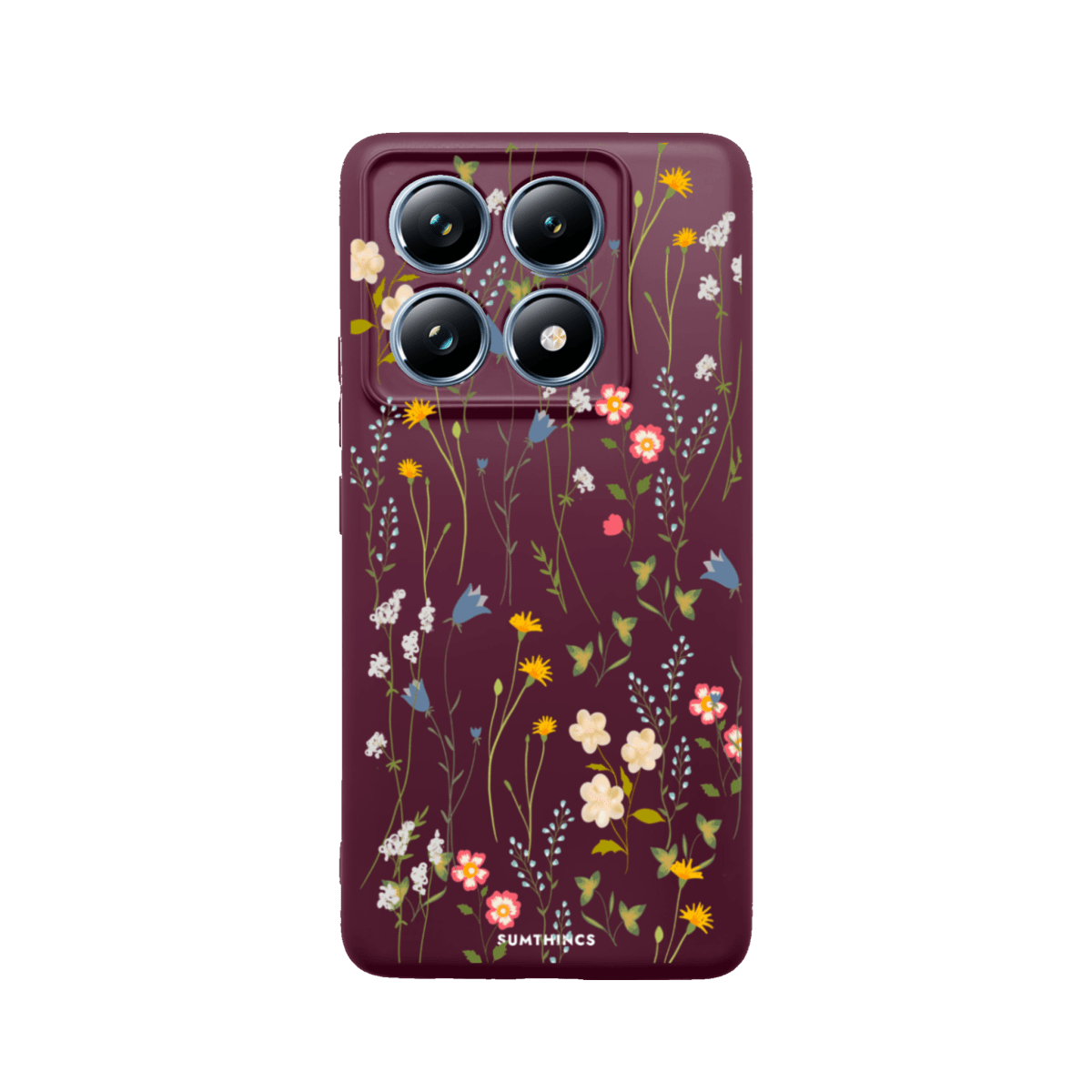 Xiaomi Mi 14T Pro Eternal Garden Premium Telefon Kılıfı Bordo - SUMTHINCS