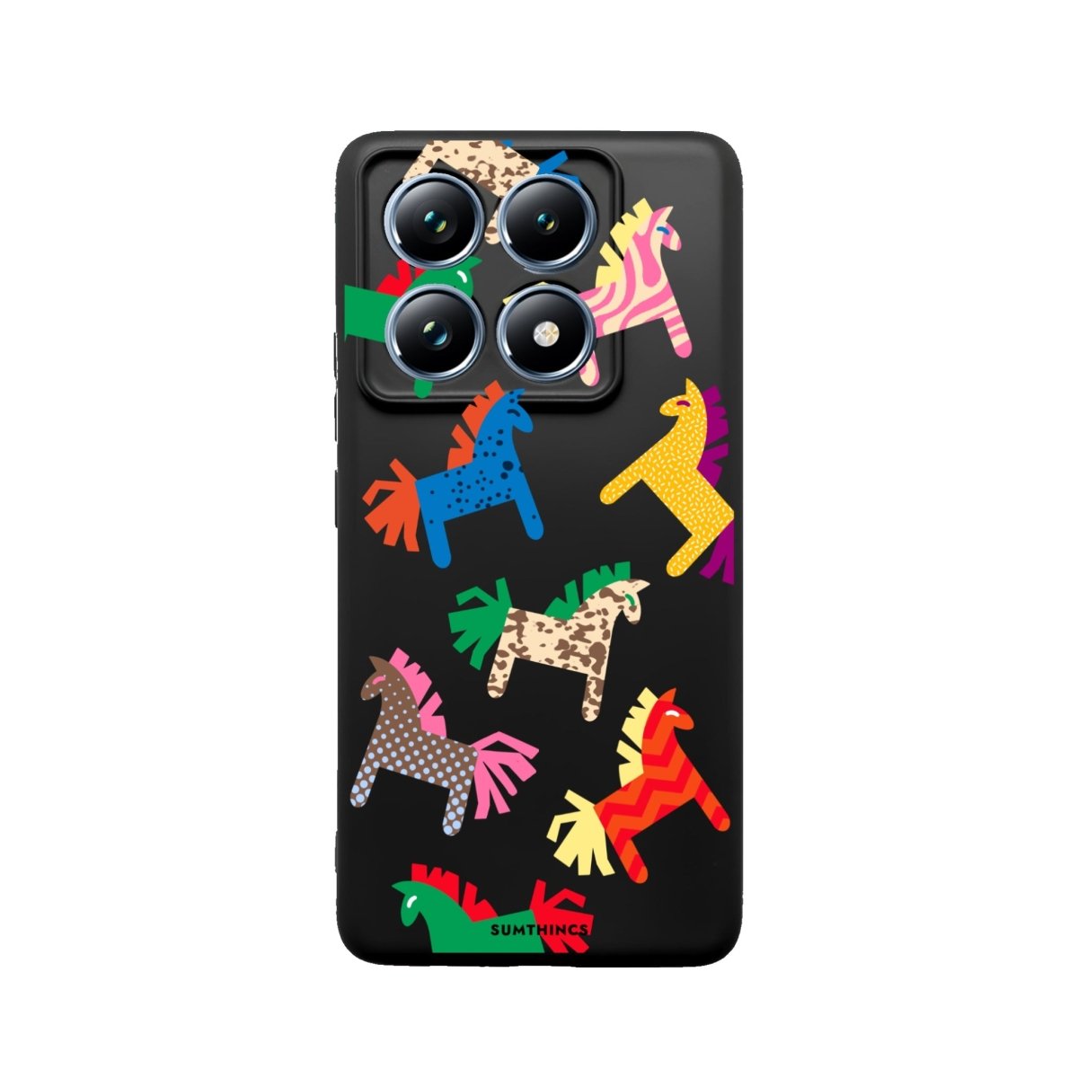 Xiaomi Mi 14T Pro Ponies Premium Telefon Kılıfı Siyah - SUMTHINCS