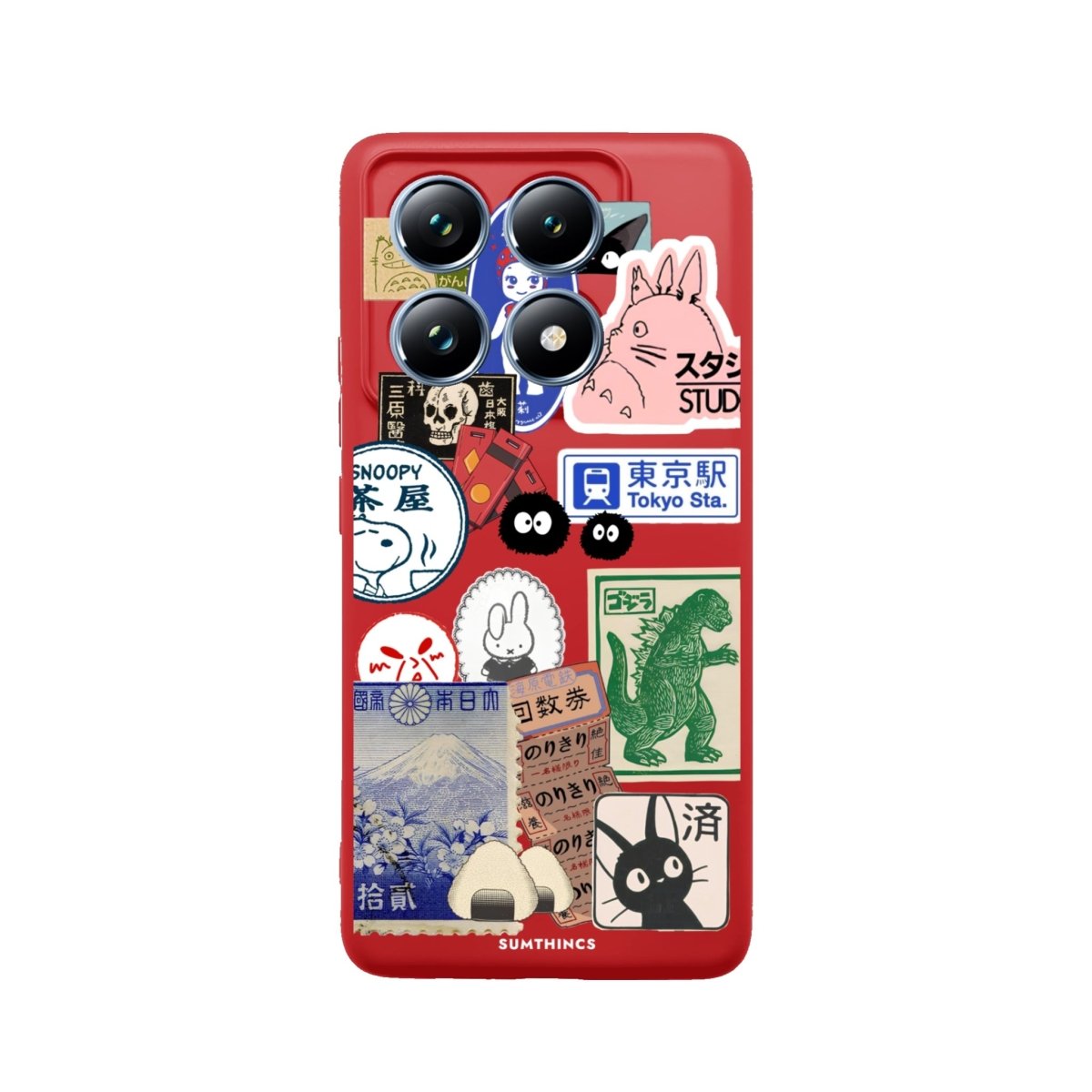 Xiaomi Mi 14T Pro Tokyobook Premium Telefon Kılıfı Kırmızı - Sumthincs