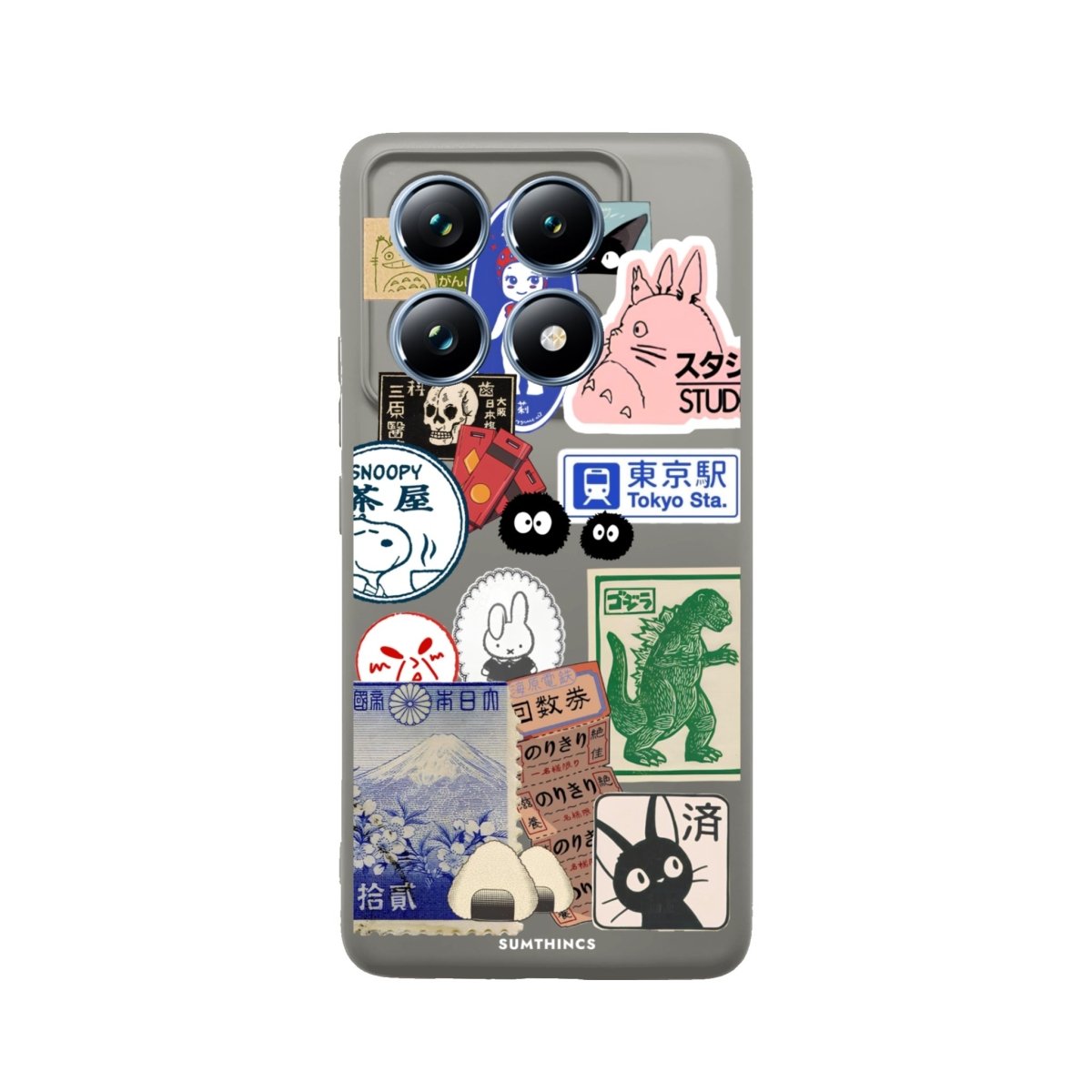 Xiaomi Mi 14T Pro Tokyobook Premium Telefon Kılıfı Gri - Sumthincs