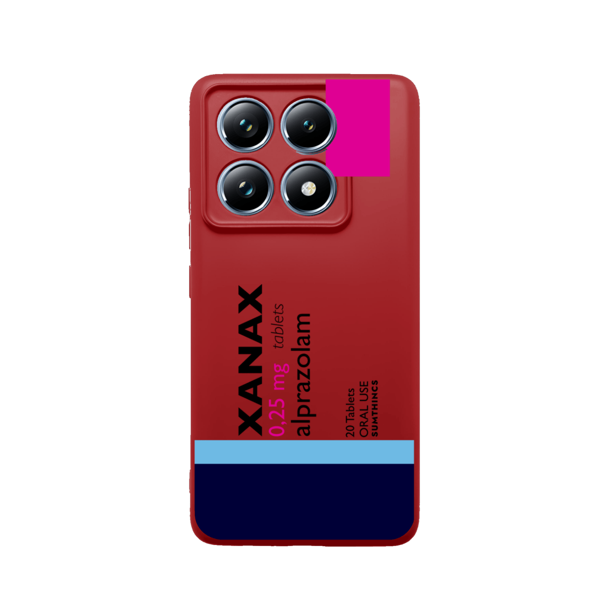 Xiaomi Mi 15T Xanax Premium Telefon Kılıfı Kırmızı - Sumthincs