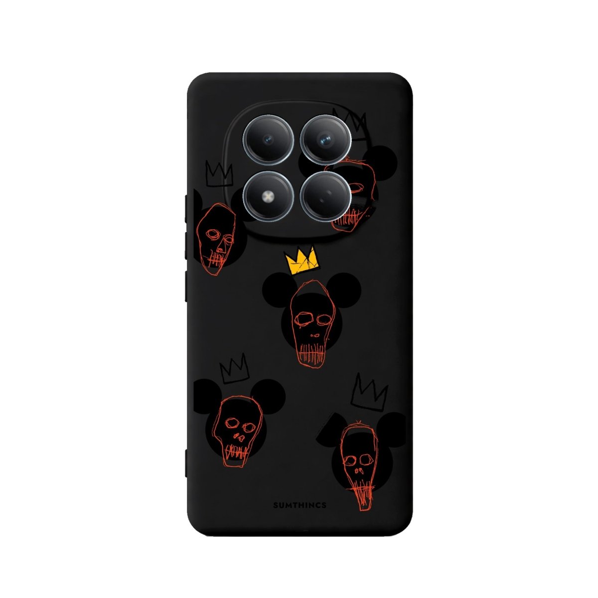 Xiaomi Mickeys Midnight Premium Telefon Kılıfı Siyah - Sumthincs