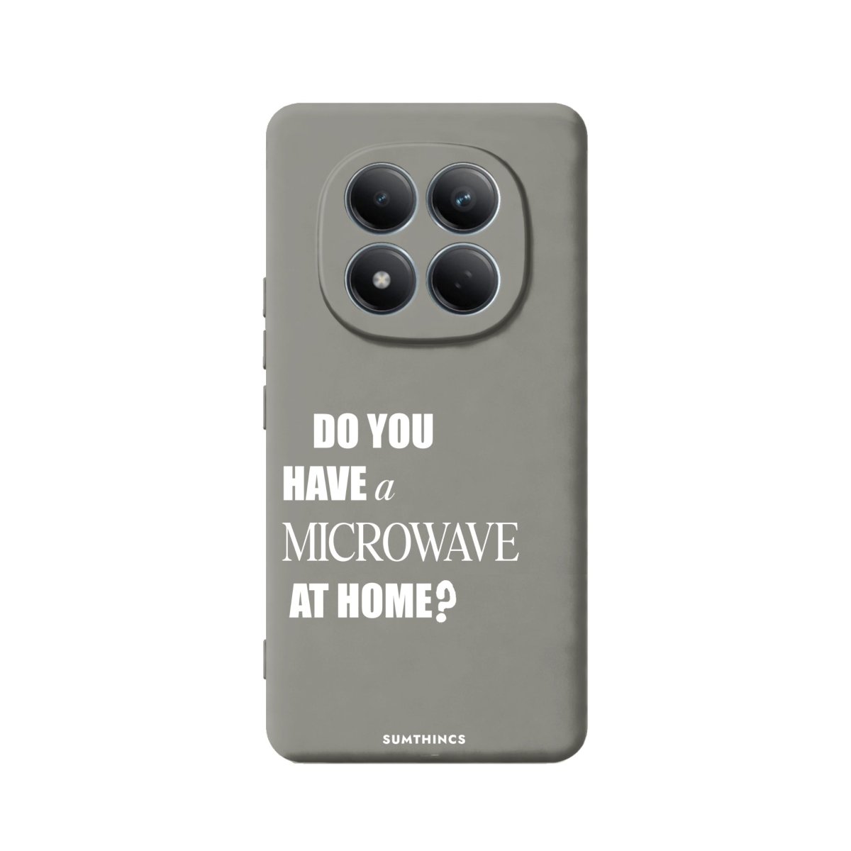 Xiaomi Microwave Premium Telefon Kılıfı Gri - Sumthincs