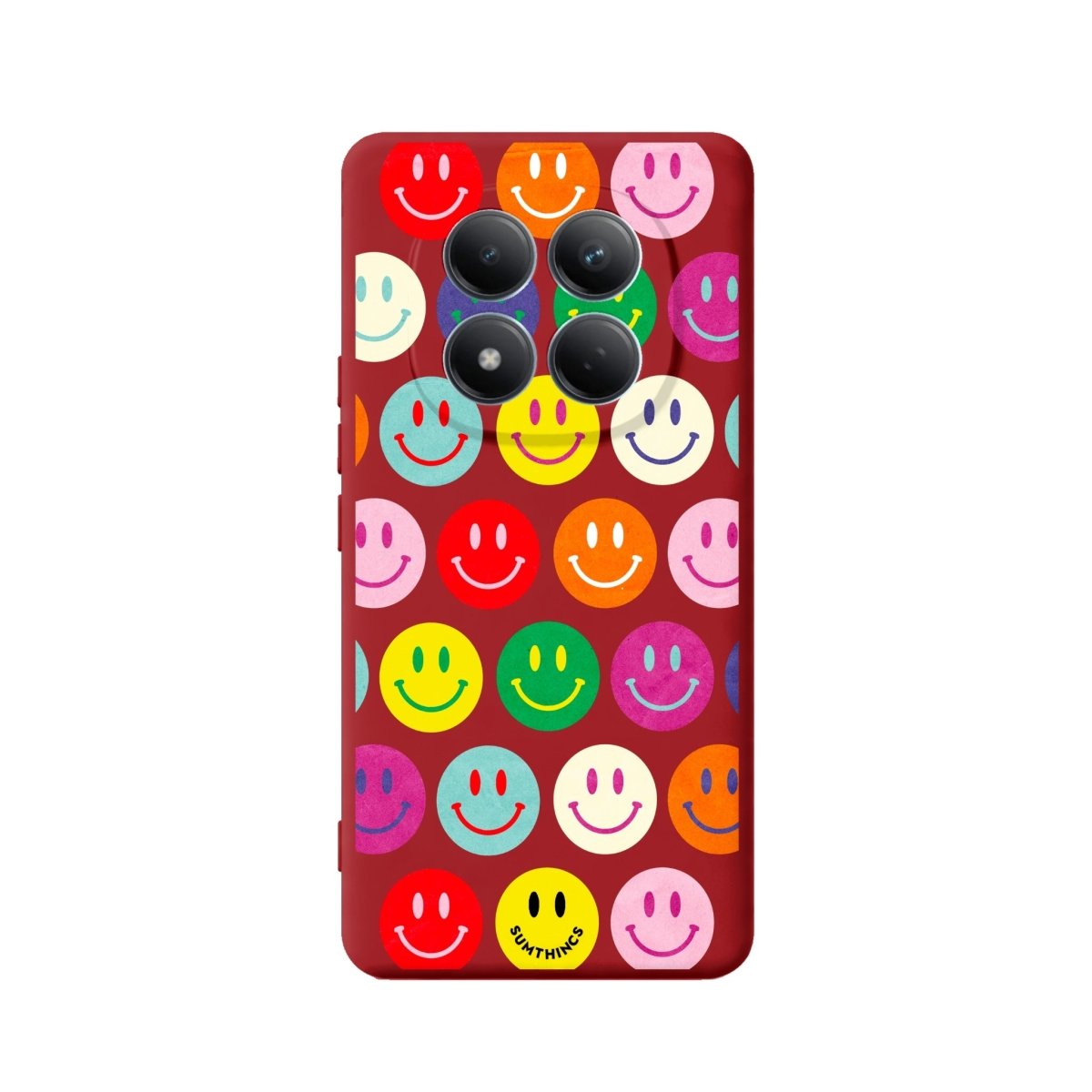 Xiaomi Miles Of Smiles Premium Telefon Kılıfı Kırmızı - Sumthincs