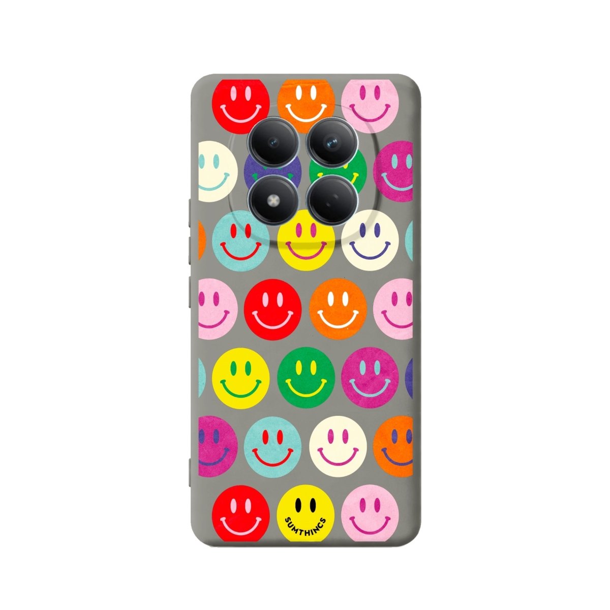 Xiaomi Miles Of Smiles Premium Telefon Kılıfı Gri - Sumthincs