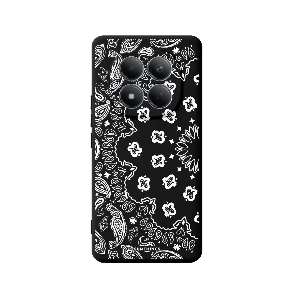 Xiaomi Paisley Premium Telefon Kılıfı Siyah - Sumthincs